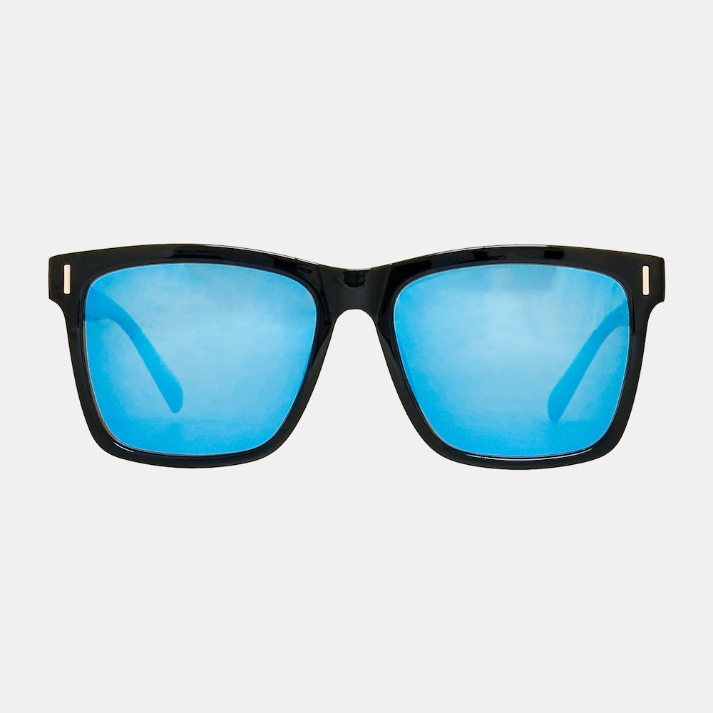 Blue solbriller